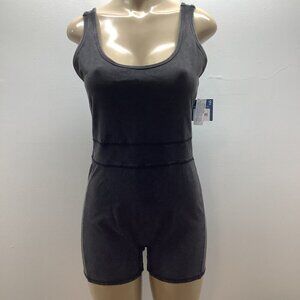 Arizona Washed Black Shorts Romper Size X-Large New With Tags